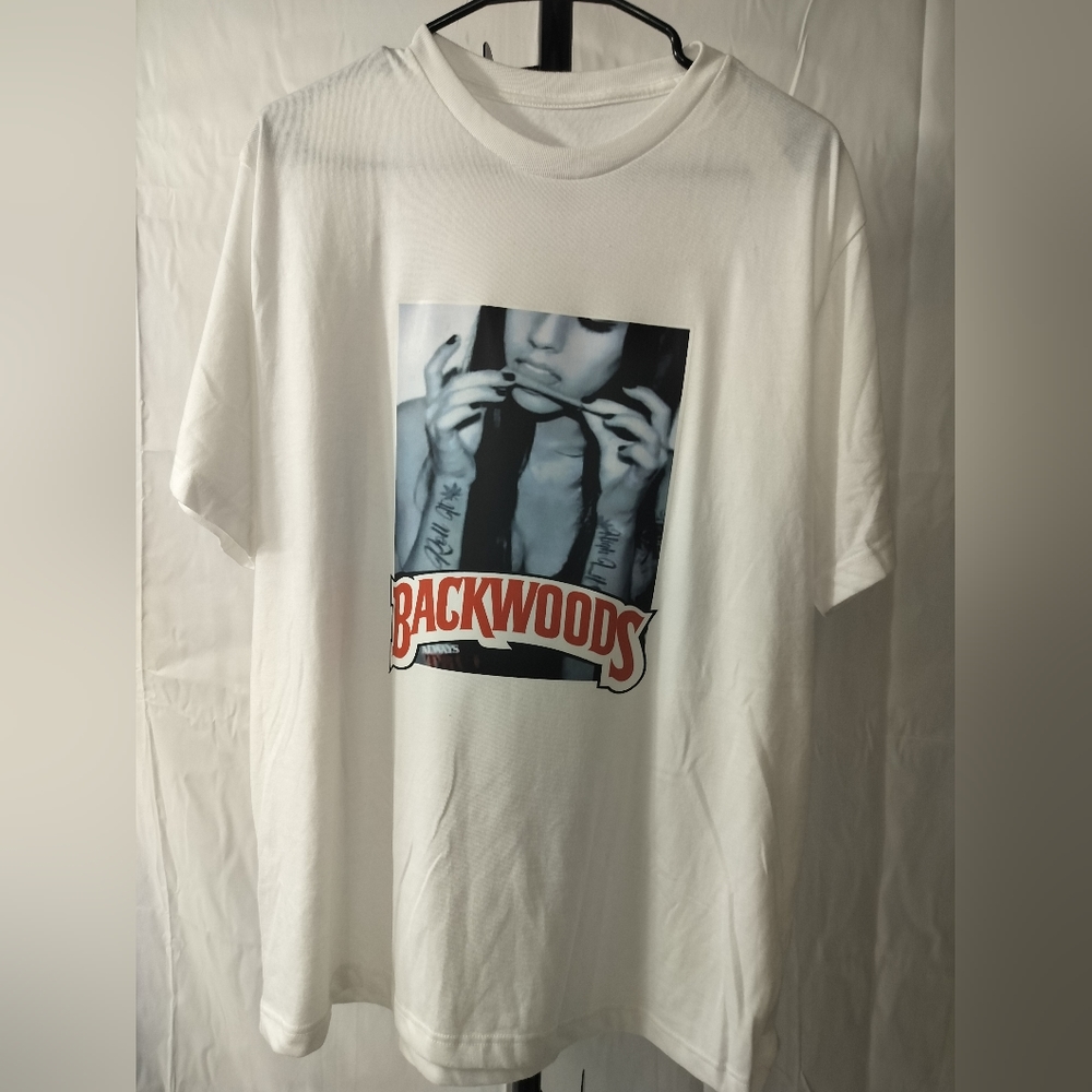 White Backwoods Shirt LG NWT
